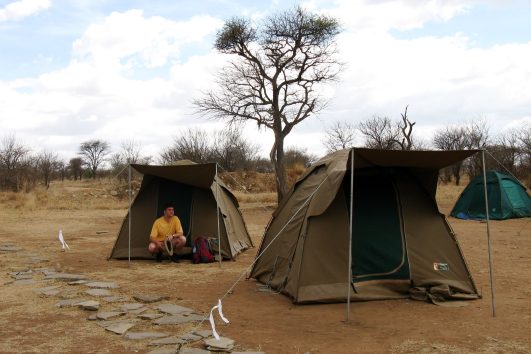 Tents at Nyani Campsite